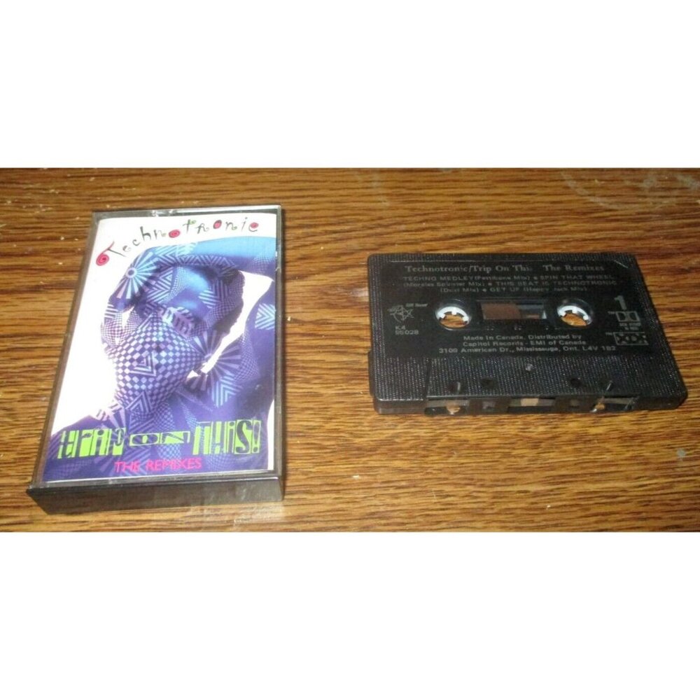 Technotronic – Trip On This! — The Remixes on cassette (SBK Records, 1990)